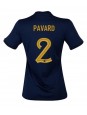 Ženski Nogometna dresi replika Francija Benjamin Pavard #2 Domači SP 2022 Kratek rokav